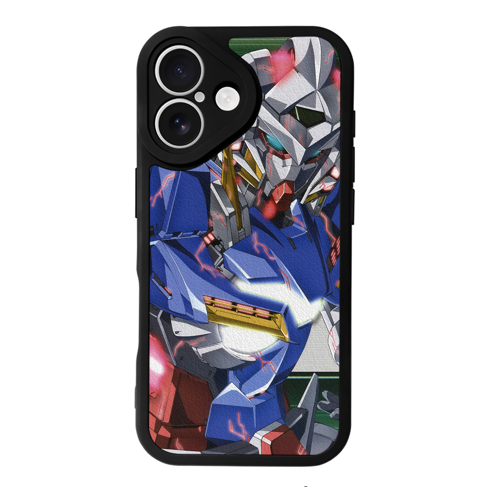 （画像用） 機動戦士ガンダム Mobile Suit Gundam 【iPhone 16シリーズ対応】シリコンスマホケース（レザー調） 材質：シリコン